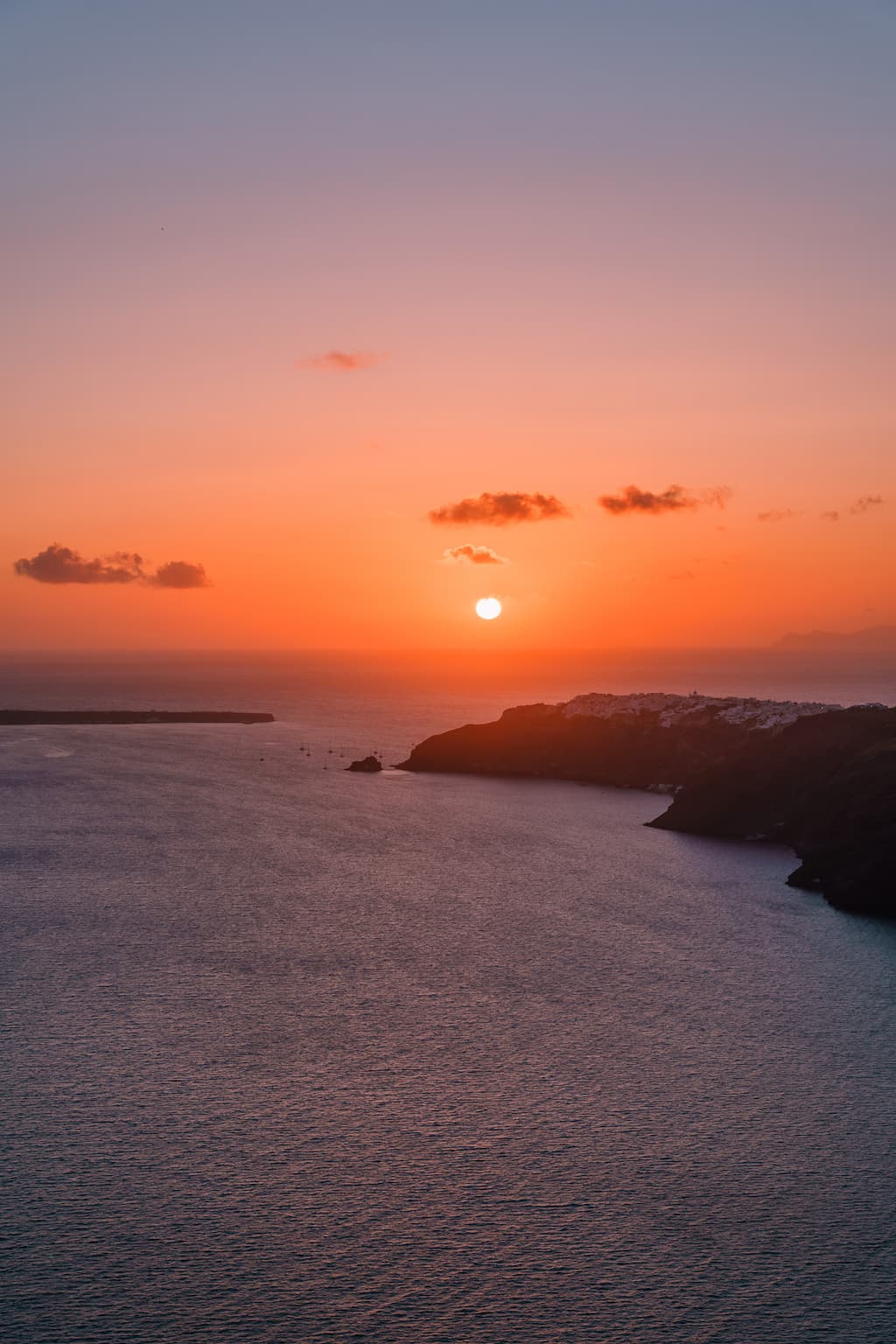 Santorini sunset cruise. 
