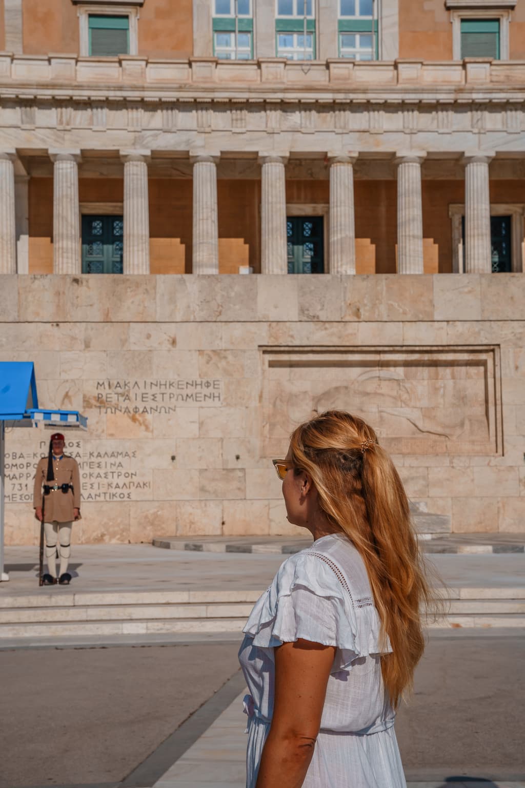 Watching change of guard is one of the most fun things to do on Athens 4 day itinerary.