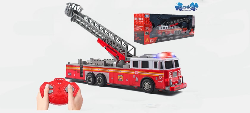 MCNICK & COMPANY Remote-Control Fire Truck
