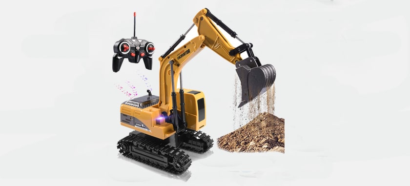 Onadrive RC Excavator Toy Truck