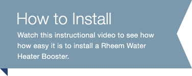 Get More Hot Water With The Rheem Water Heater Booster Rheem