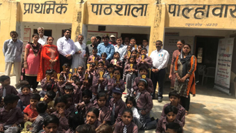 Award ceremony & facilitation of brilliant students of Govt. Primary School, Palhawas to promote & motivate them.