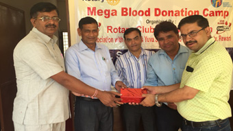 Mega Blood Donation Camp at Vill. Kapriwas, Rewari 