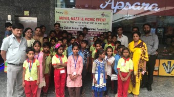 Picnic & Movie Event for less privileged children of SNJJ School