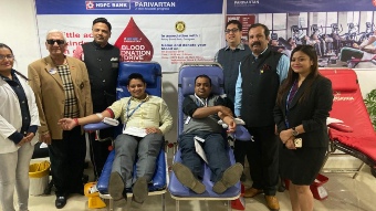 BLOOD DONATION CAMP AT HDFC BANK GURUGRAM