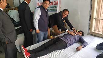 BLOOD DONATION CAMP AT BKN COLLEGE NARNAUL