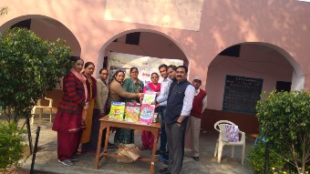 DONATION OF BOOKS FOR MINI LIBRARY AT GOVT. PRIMARY SCHOOL DHALIYAWAS