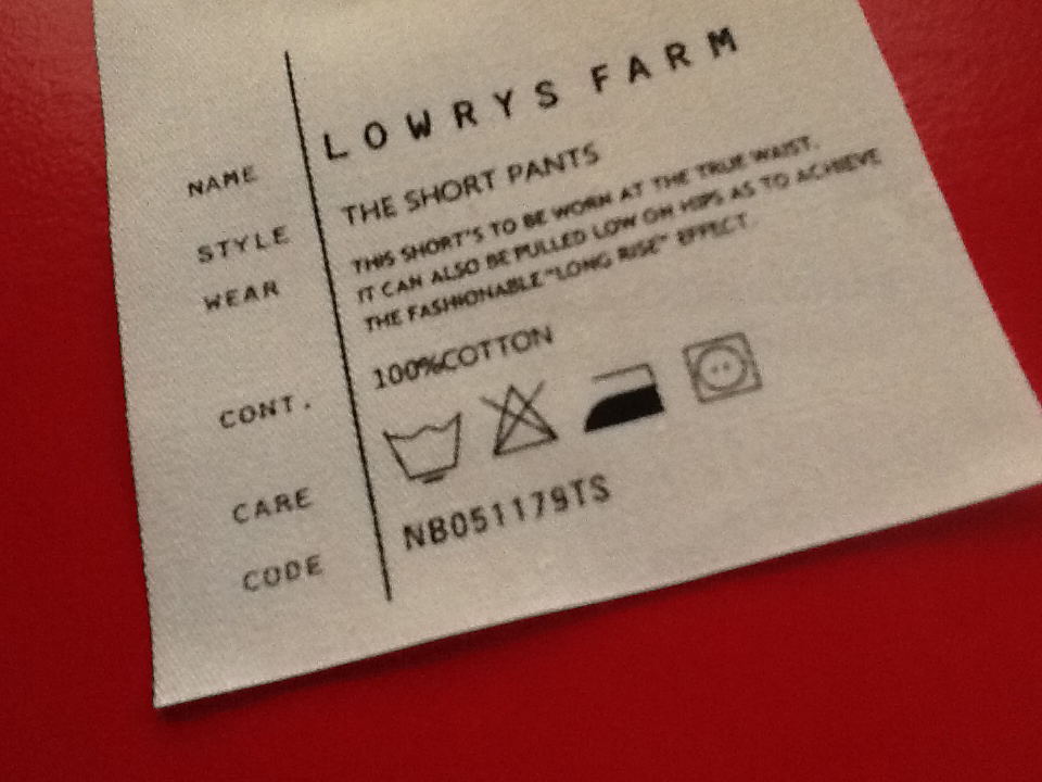 Cotton-care-label
