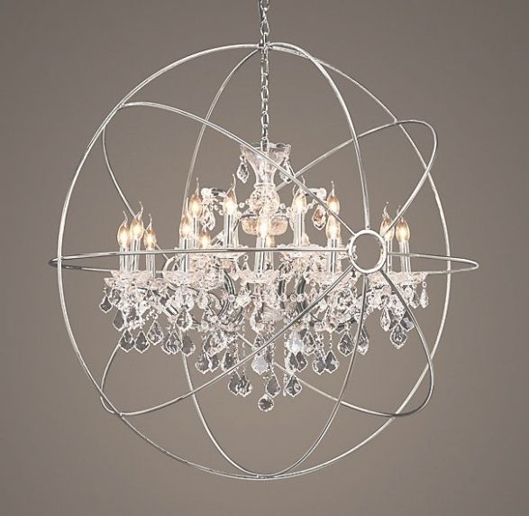 Featured Photo of Orb Chandelier With Crystals