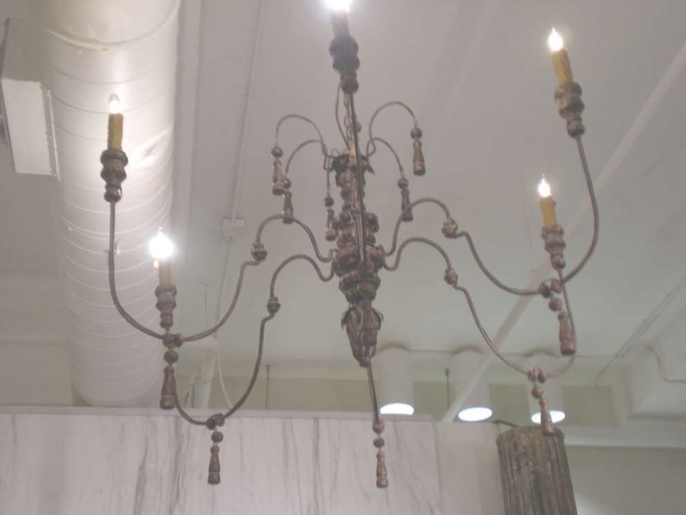 Featured Photo of Metal And Wood Chandelier