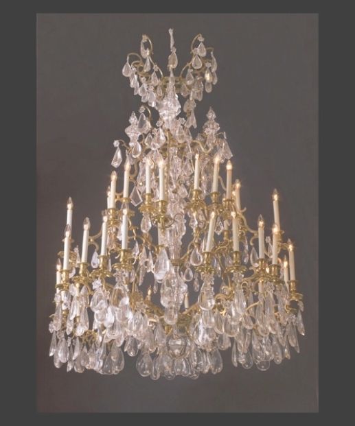 Louis Xv Bronze & Rock Crystal Chandelier | French Antique Shop For Rock Crystal Chandelier (Gallery 4 of 45)