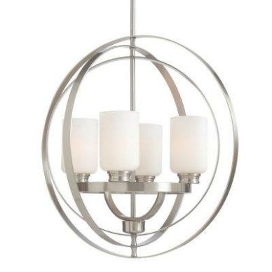 Featured Photo of 4 Light Chandelier Home Depot