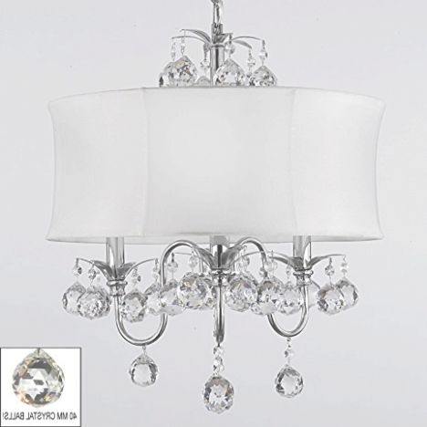 Featured Photo of Drum Silver Crystal Modern Chandelier