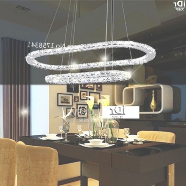 Featured Photo of Stainless Steel Chandelier For Modern Living Room