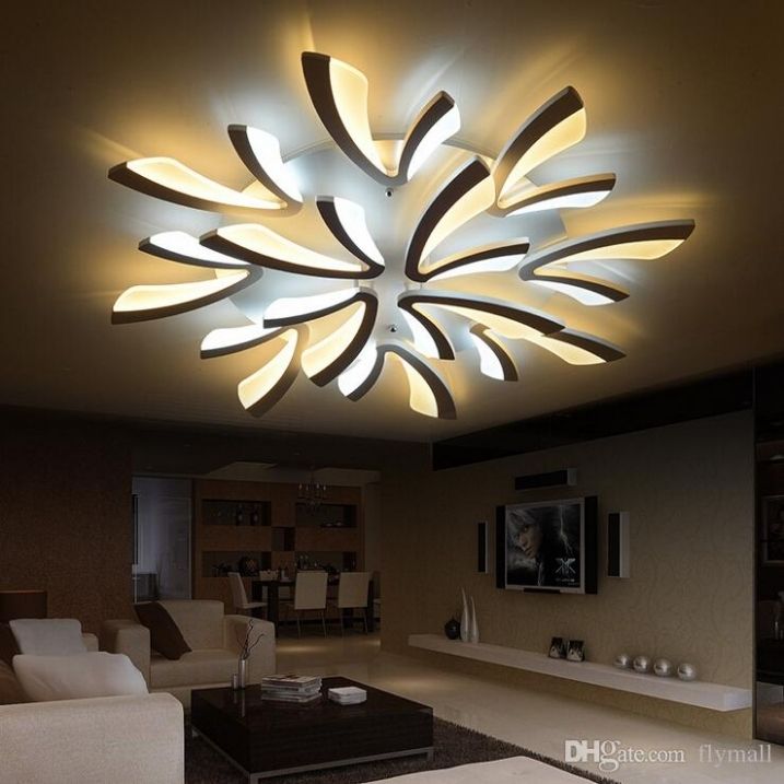 Featured Photo of Modern Led Acrylic Ceiling Light Fixture