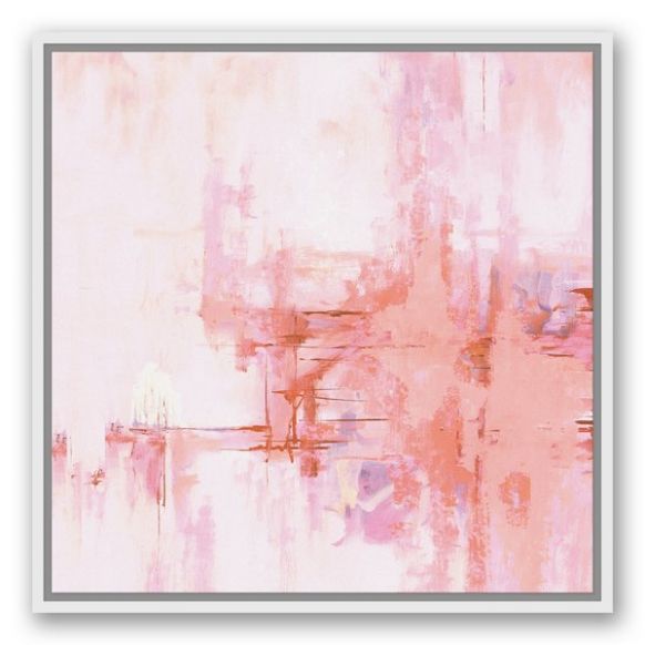 Featured Photo of Pink Abstract Canvas Art