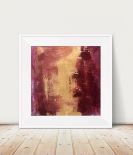 Featured Photo of Red Burgundy Wall Art