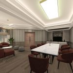 tampilan desain interior meeting room adhiwangsa