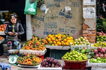Street Fruit Seller, Ho Chi Minh City