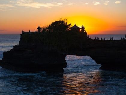 Tanah Lot temple at Sunset, Bali