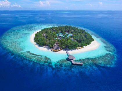 Aerial Angsana Ihuru maldives