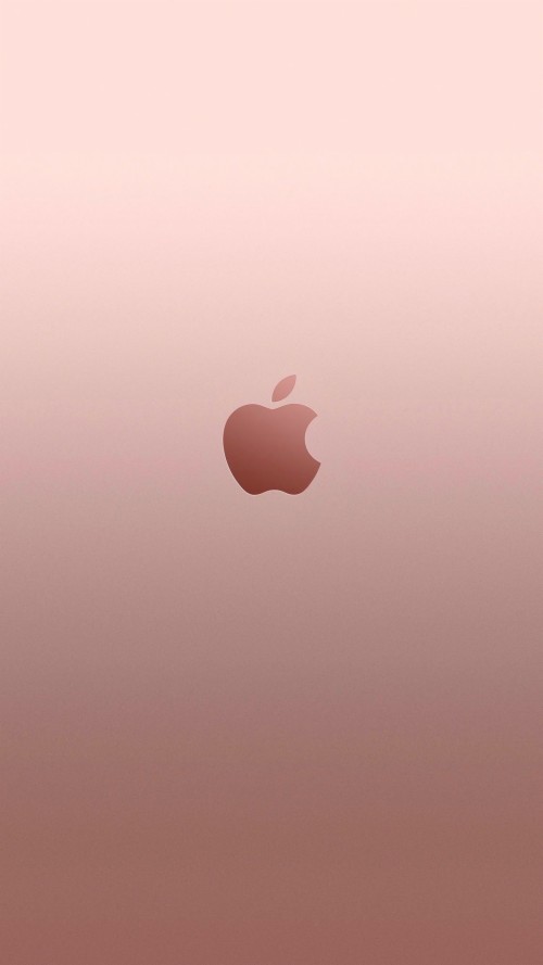Rose Gold Iphone Wallpaper Apple Logo