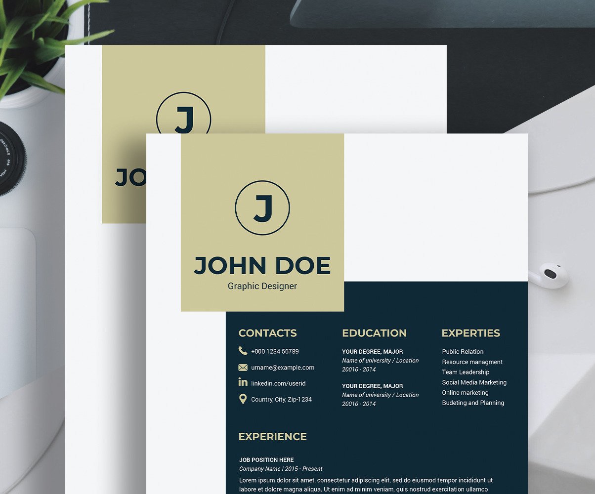 John Doe Graphic Designer Cv