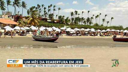 Praias, pousadas e restaurantes de Jericoacoara registram movimentação neste sábado