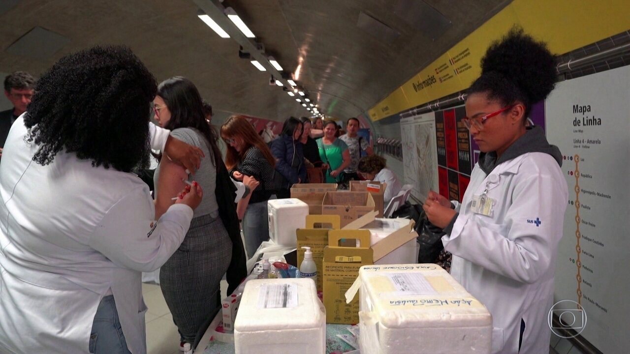Mais de 67 mil pessoas são imunizadas no Dia D de vacinação contra o sarampo em SP
