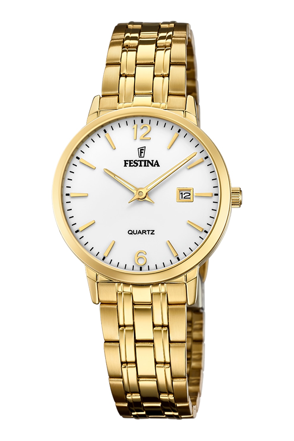 Festina, Ceas quartz de otel inoxidabil, Auriu