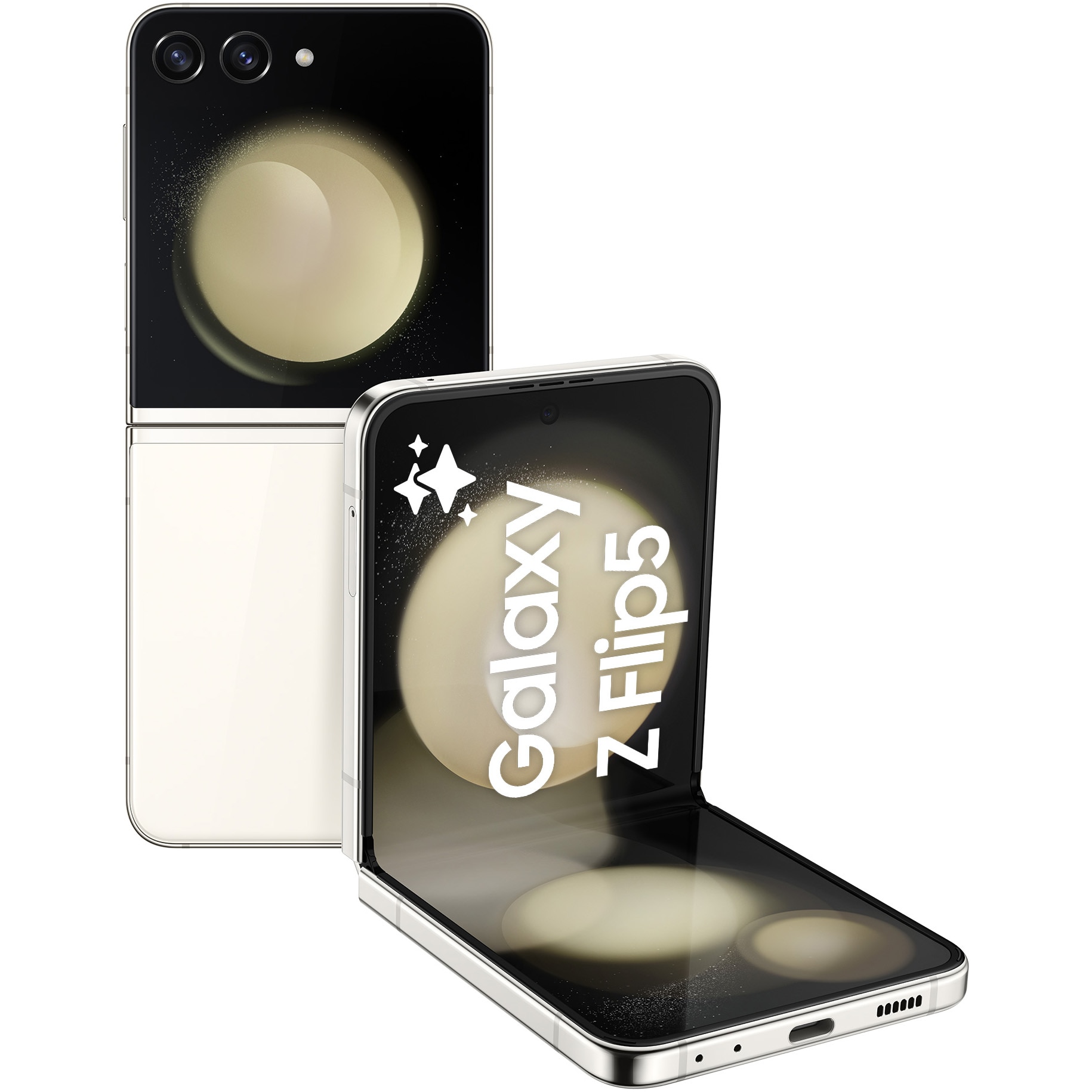 Telefon mobil Samsung Galaxy Z Flip5, 8GB RAM, 512GB, 5G, Cream