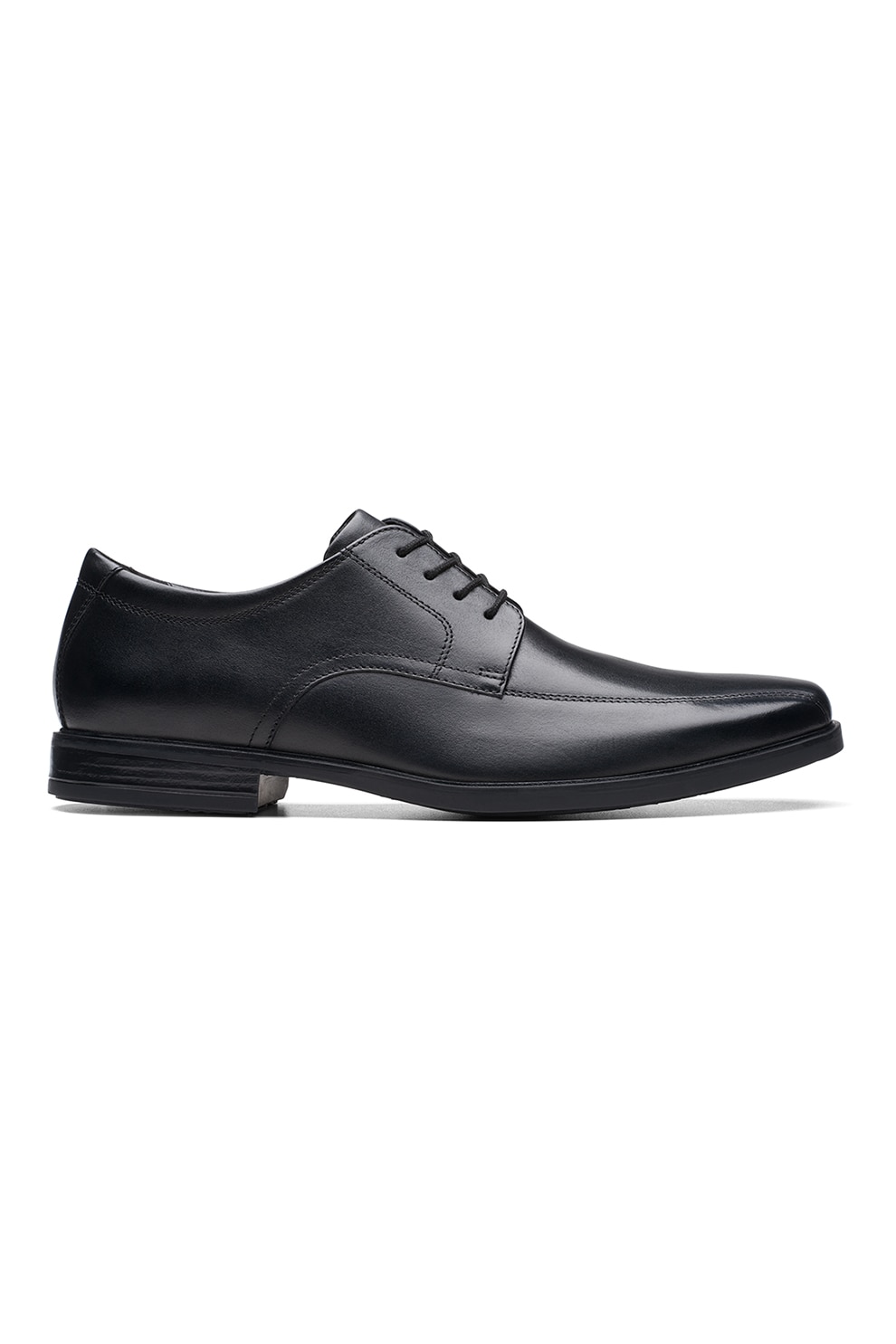 Clarks, Pantofi Oxford de piele, Negru