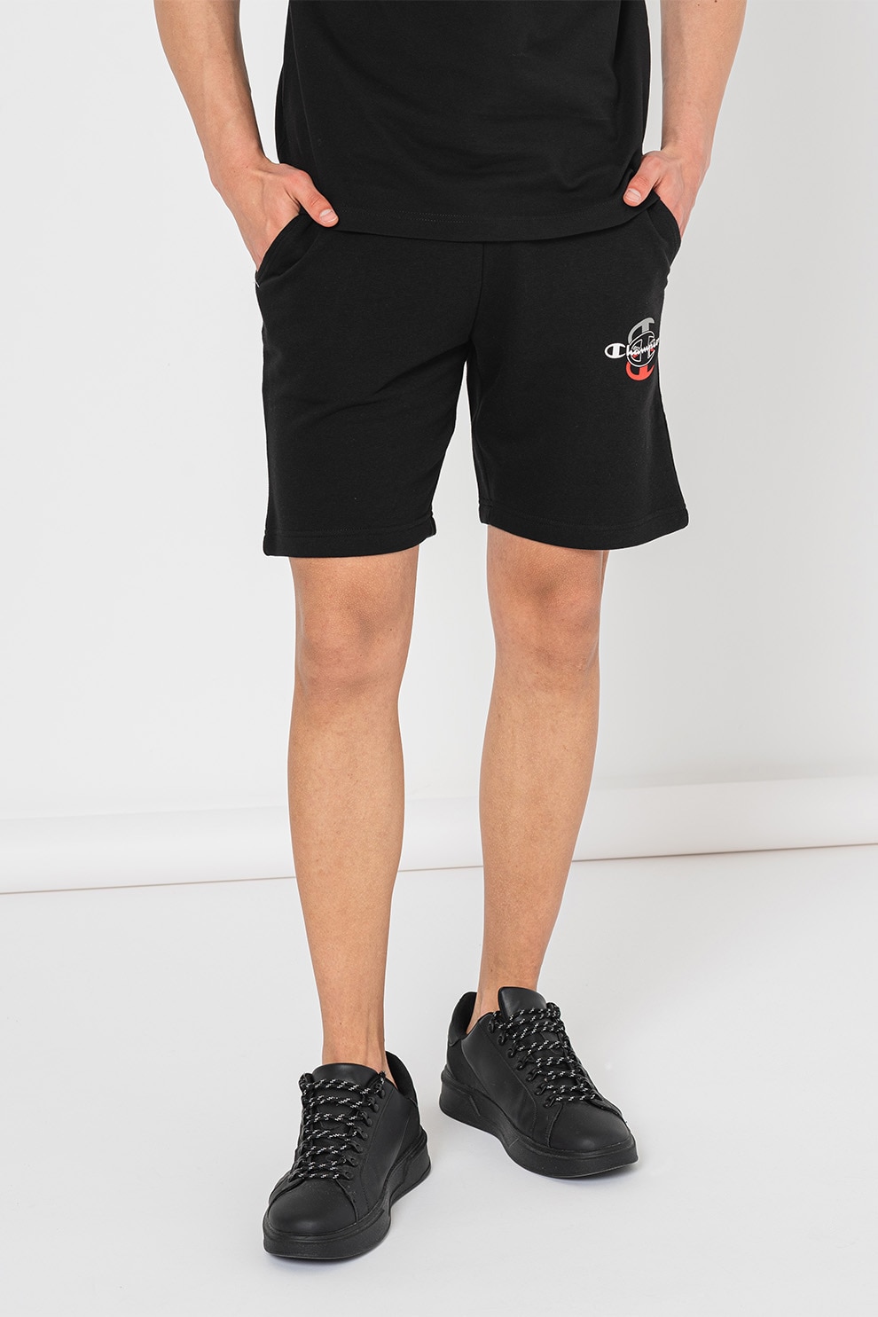 Champion, Pantaloni scurti cu buzunare oblice, Negru