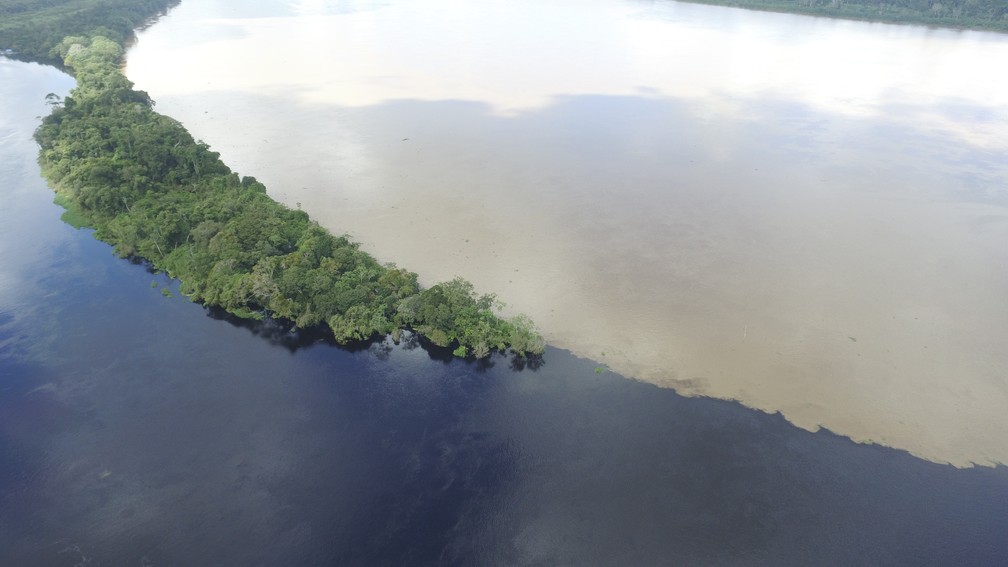 Rio Mamoré e Pacaás se encontram em Guajará-Mirim (Foto: Emanoel Javoski/Arquivo Pessoal)