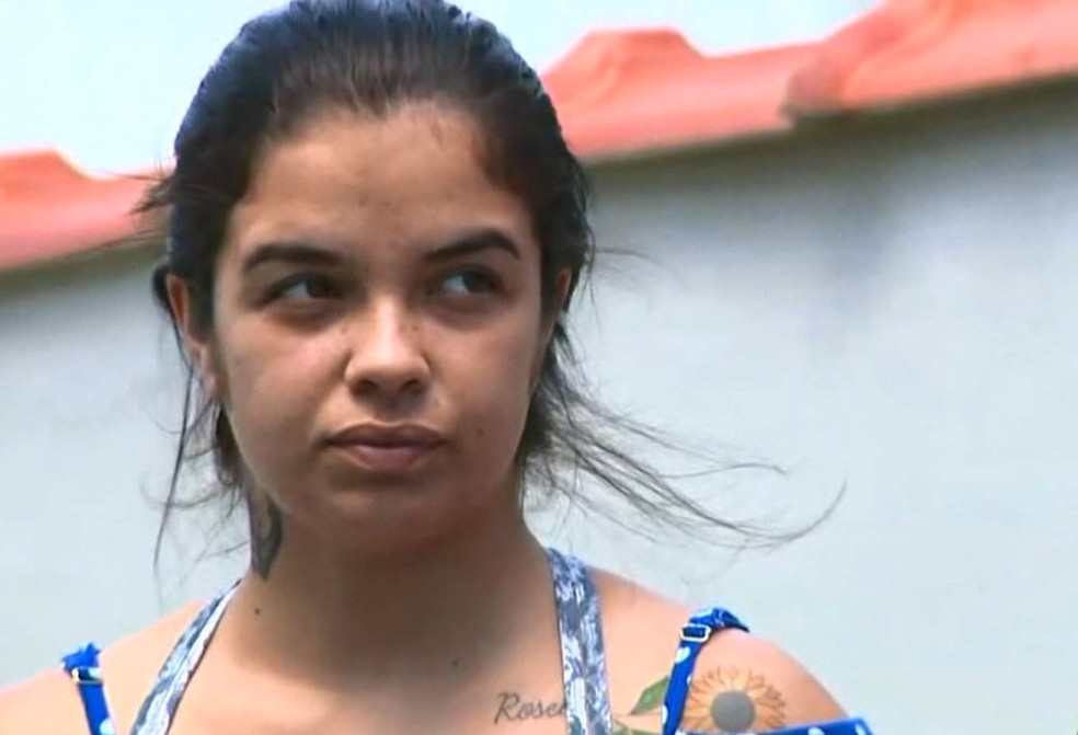 Jennifer Natalia Pedro, mãe de criança desaparecida em Itapira — Foto: Reprodução / EPTV