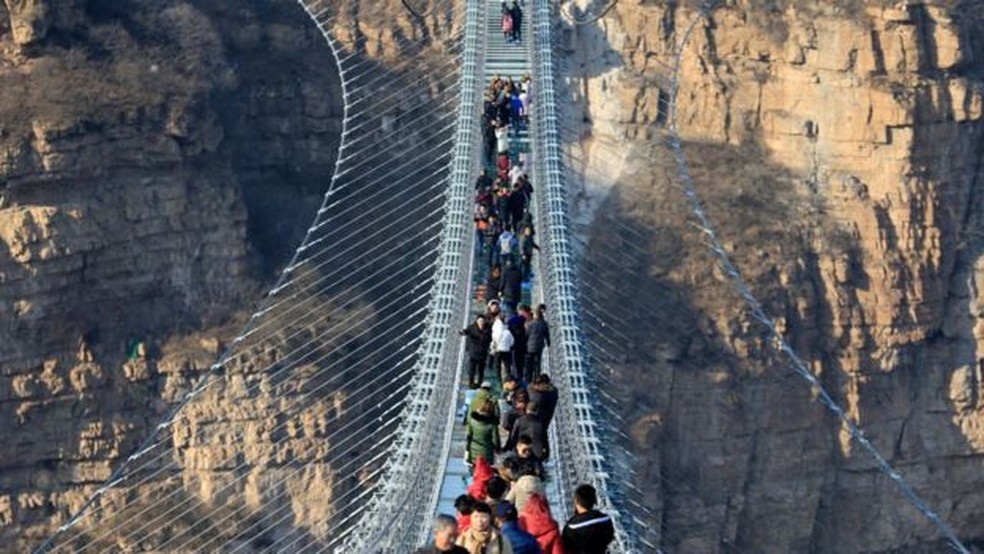 A ponte Hongyagu, em Hebei — Foto: Getty Images/BBC