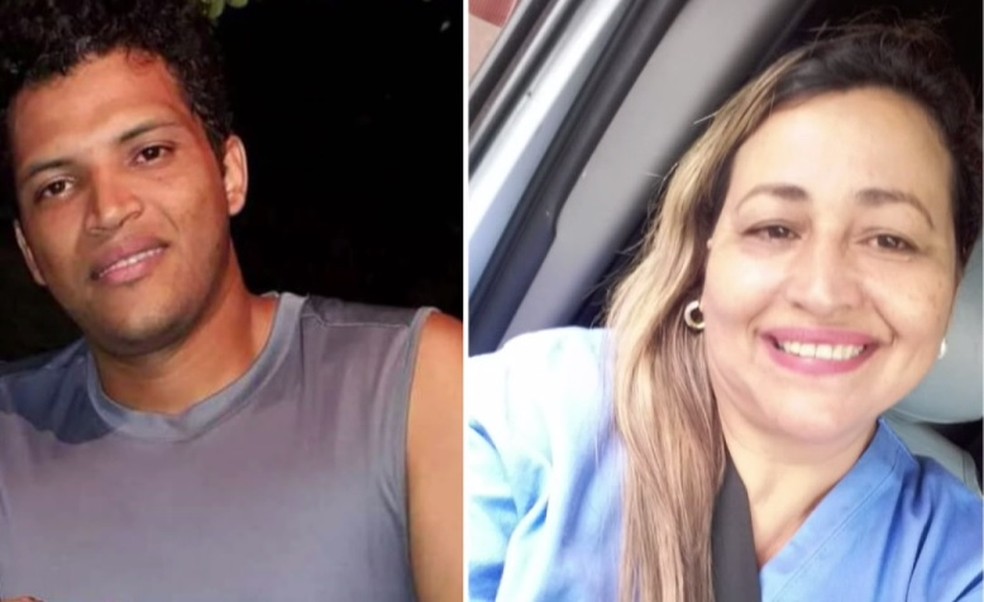 Jeferson Alves da Costa e Angela Marques morreram por complicações da Covid-19, em Londrina — Foto: Reprodução/RPC