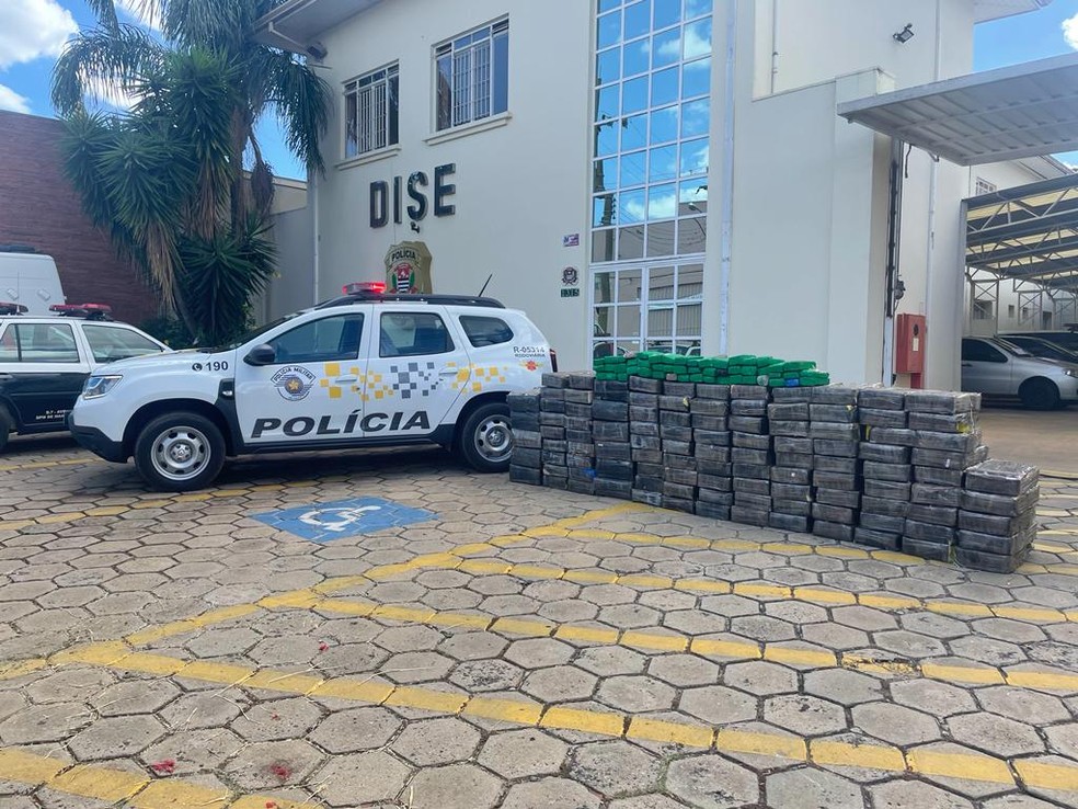 Droga foi apreendida pela polícia em Avaré — Foto: Divulgação
