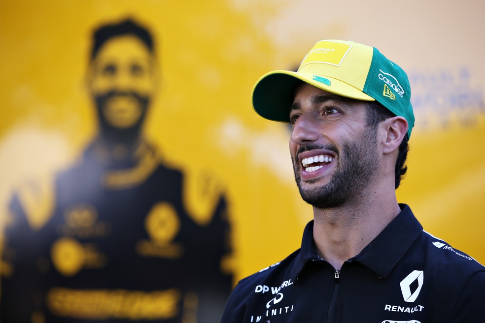 Daniel Ricciardo é piloto da Renault desde a temporada 2019 — Foto: Getty Images