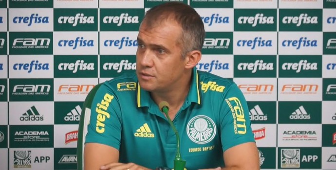 Eduardo Baptista, técnico do Palmeiras (Foto: reprodução)