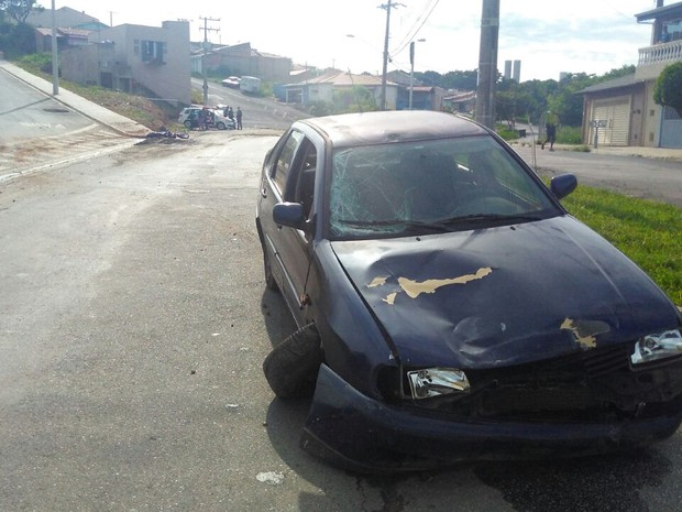 Motociclista morre em acidente de trânsito em Itu (Foto: João Vitor/Jornal Periscópio)