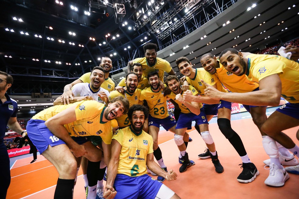 Brasil x Itália Copa do Mundo de Vôlei — Foto: Divulgação / FIVB