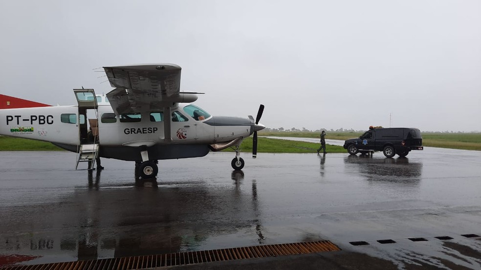 Aeronave translada para Macapá mais 4 corpos encontrados após naufrágio no Sul do Amapá — Foto: Arquivo Pessoal