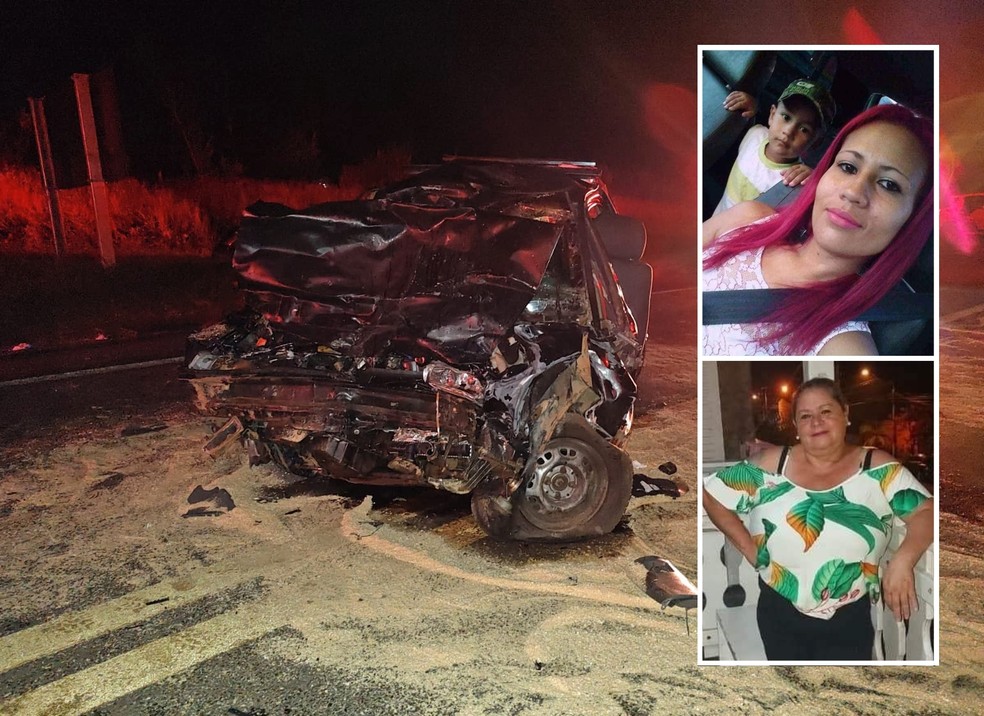 Mãe, filho e avó morreram em acidente em Itapeva (SP) no dia 22 de janeiro — Foto: Arquivo pessoal