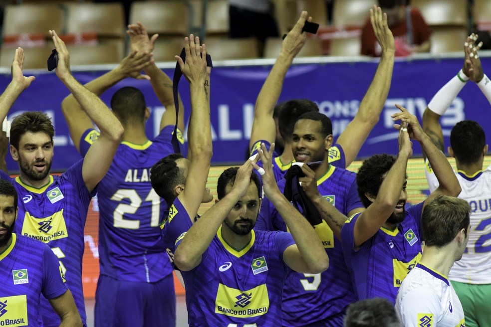 Brasil vence a Austrália na Liga das Nações de vôlei — Foto: Divulgação FIVB