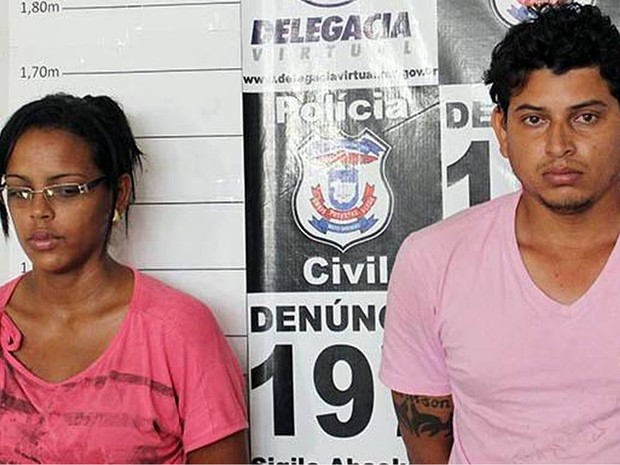 Pai e madrasta foram presos pela Polícia Civil na cidade Água Boa (Foto: Inácio Roberto/Jornal Interativo)