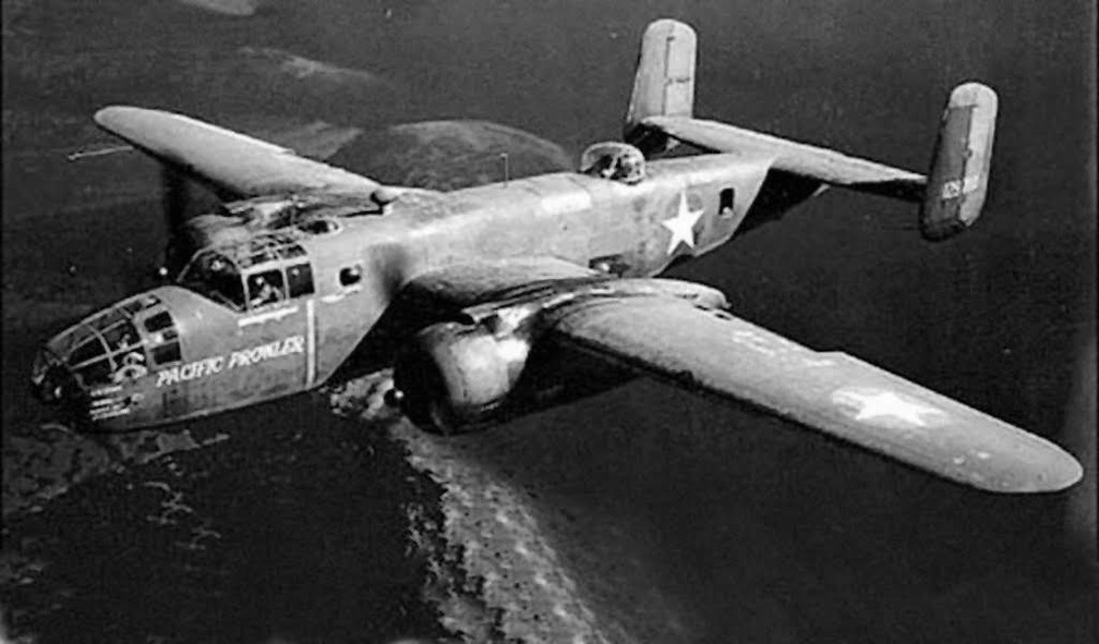 Imagem do Bombardeiro B-25D, avião militar de guerra dos Estados Unidos, encontrado esta semana no Maranhão — Foto: Reprodução/Aviões Militares