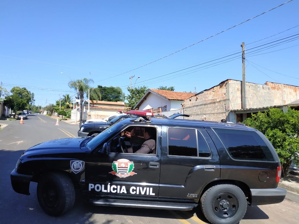 Equipes da Polícia Civil de Marília localizaram a casa na Vila Araceli, em Garça — Foto: Polícia Civil/Divulgação