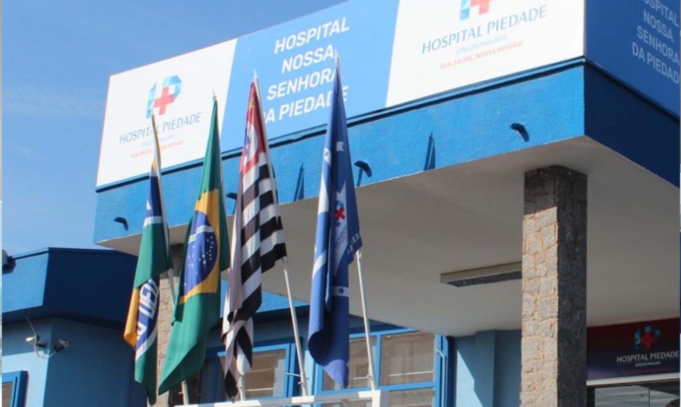 Hospital de Lençóis Paulista está com estoque baixo de medicamentos para intubação  — Foto: Hospital Nossa Senhora da Piedade/ Divulgação