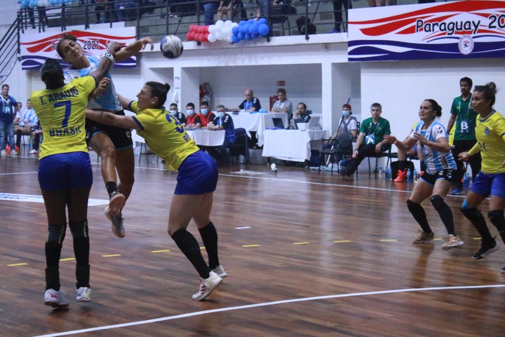Seleção brasileira feminina de handebol — Foto: Handballsca